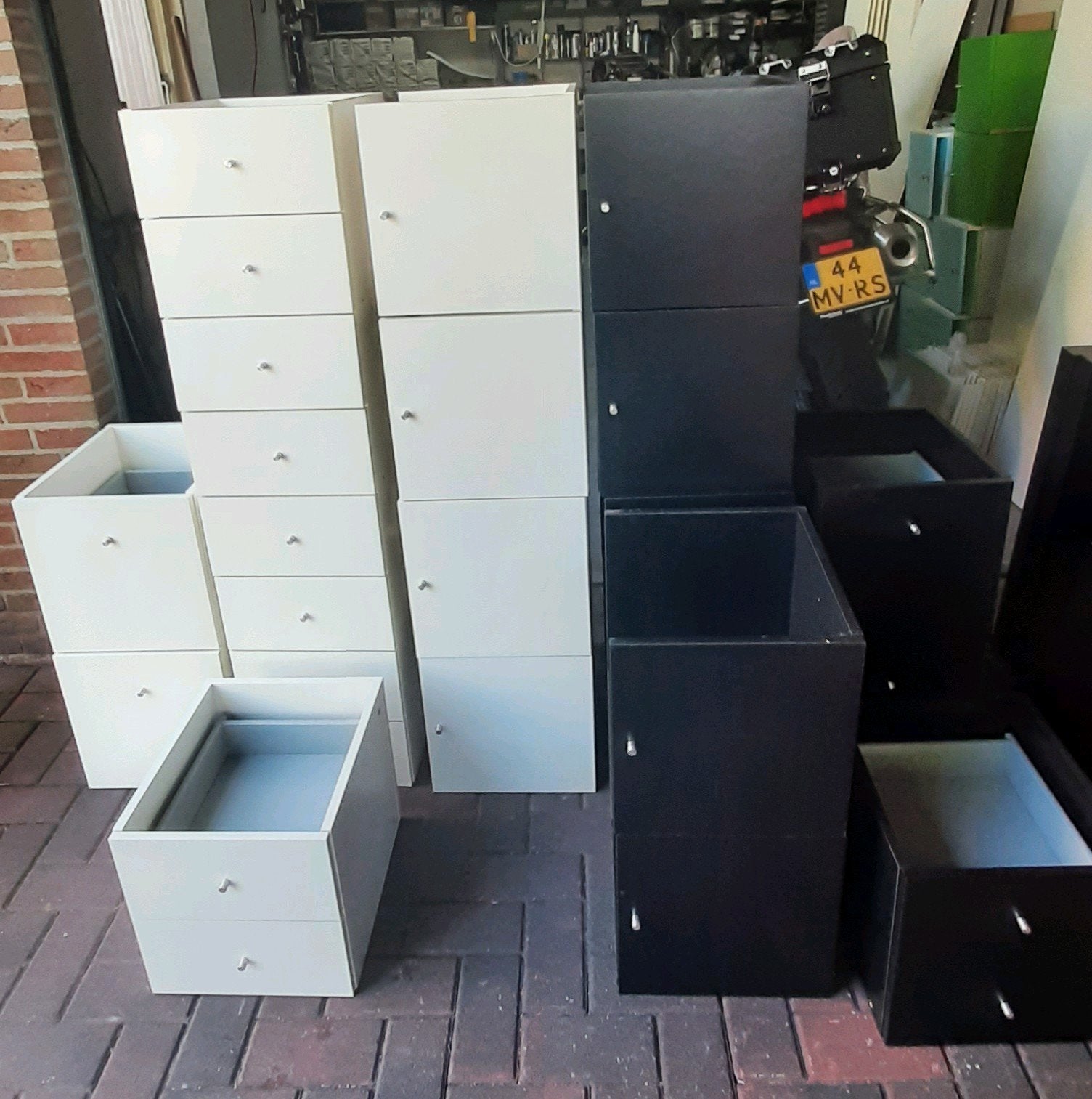 deurtjes en ladekasten voor ikea kallax Vakkenkast, Ophalen