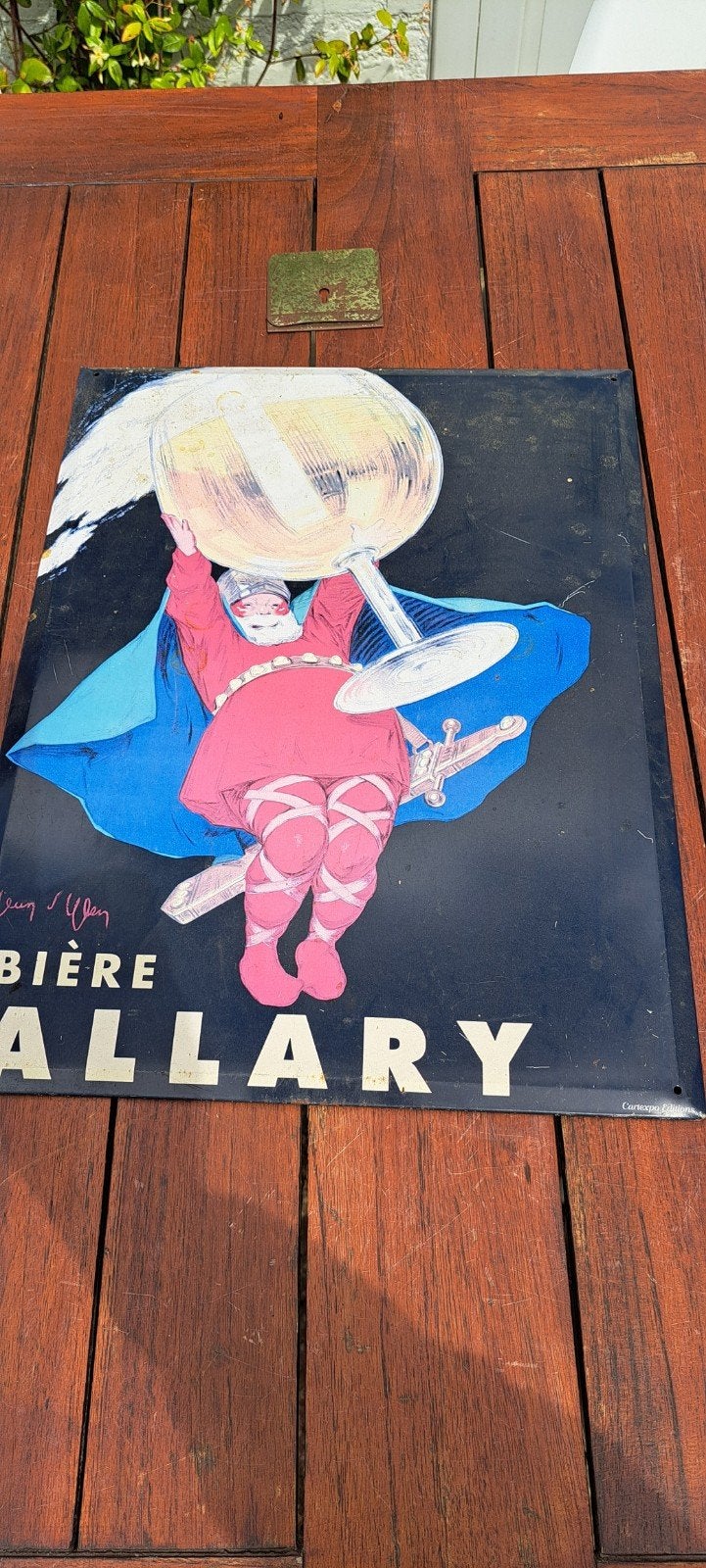 Vintage Bière Allary  Reclamebord, Ophalen of Verzenden