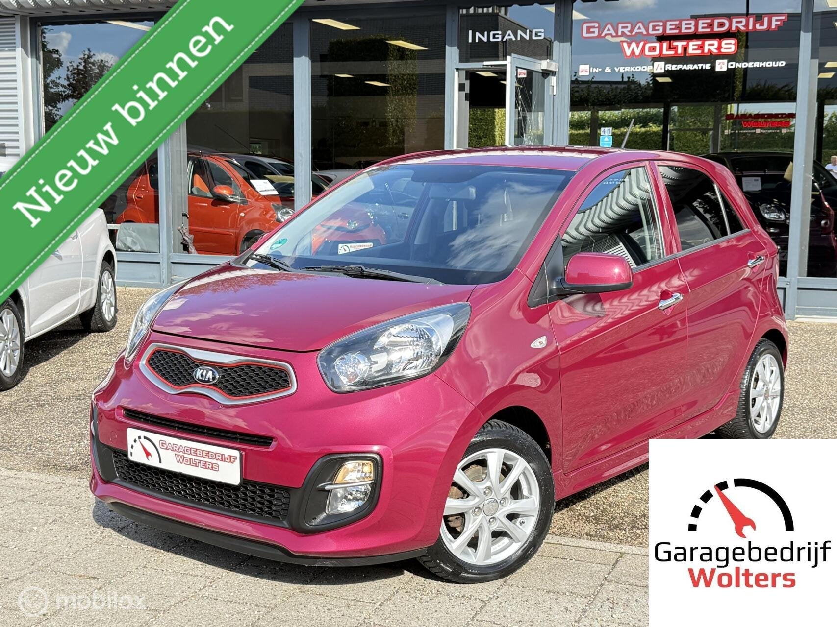 Kia Picanto 1.2 CVVT World Cup Ed. AIRCO 5DRS STOEL+STU.VERW, Voorwielaandrijving, Gebruikt, Zwart, Met garantie (alle)