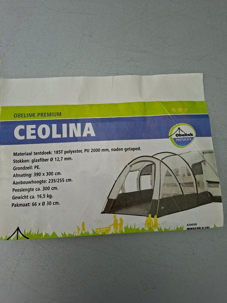 Voortent caravan, Ophalen, Gebruikt