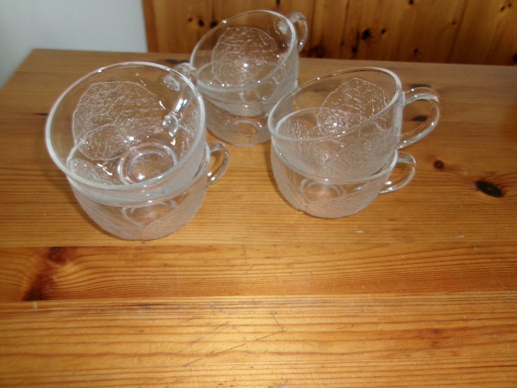 Glazen Kopjes - Arcoroc France, Huis en Inrichting, Gebruikt, Ophalen of Verzenden, Glas, Overige stijlen