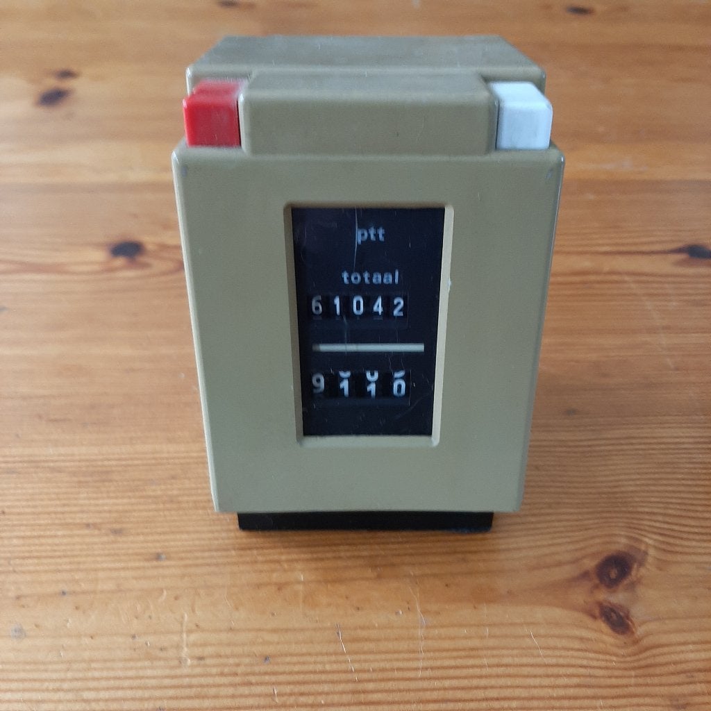 Vintage PTT tikkenteller, Ophalen of Verzenden, Overige typen