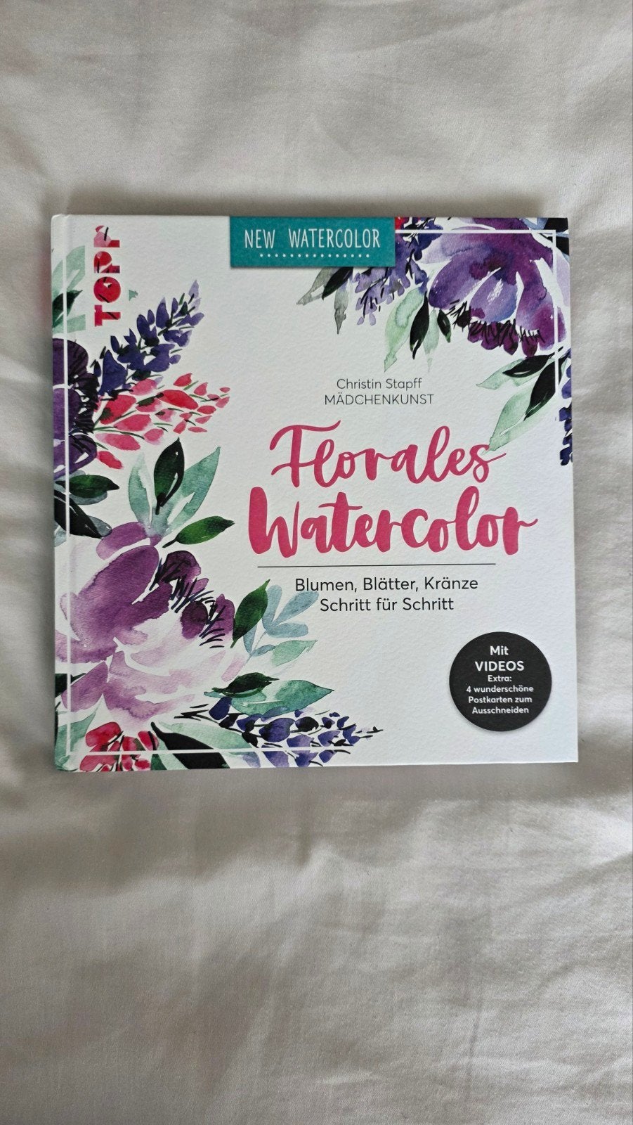 Watercolor florals, Hobby en Vrije tijd, Ophalen of Verzenden, Zo goed als nieuw