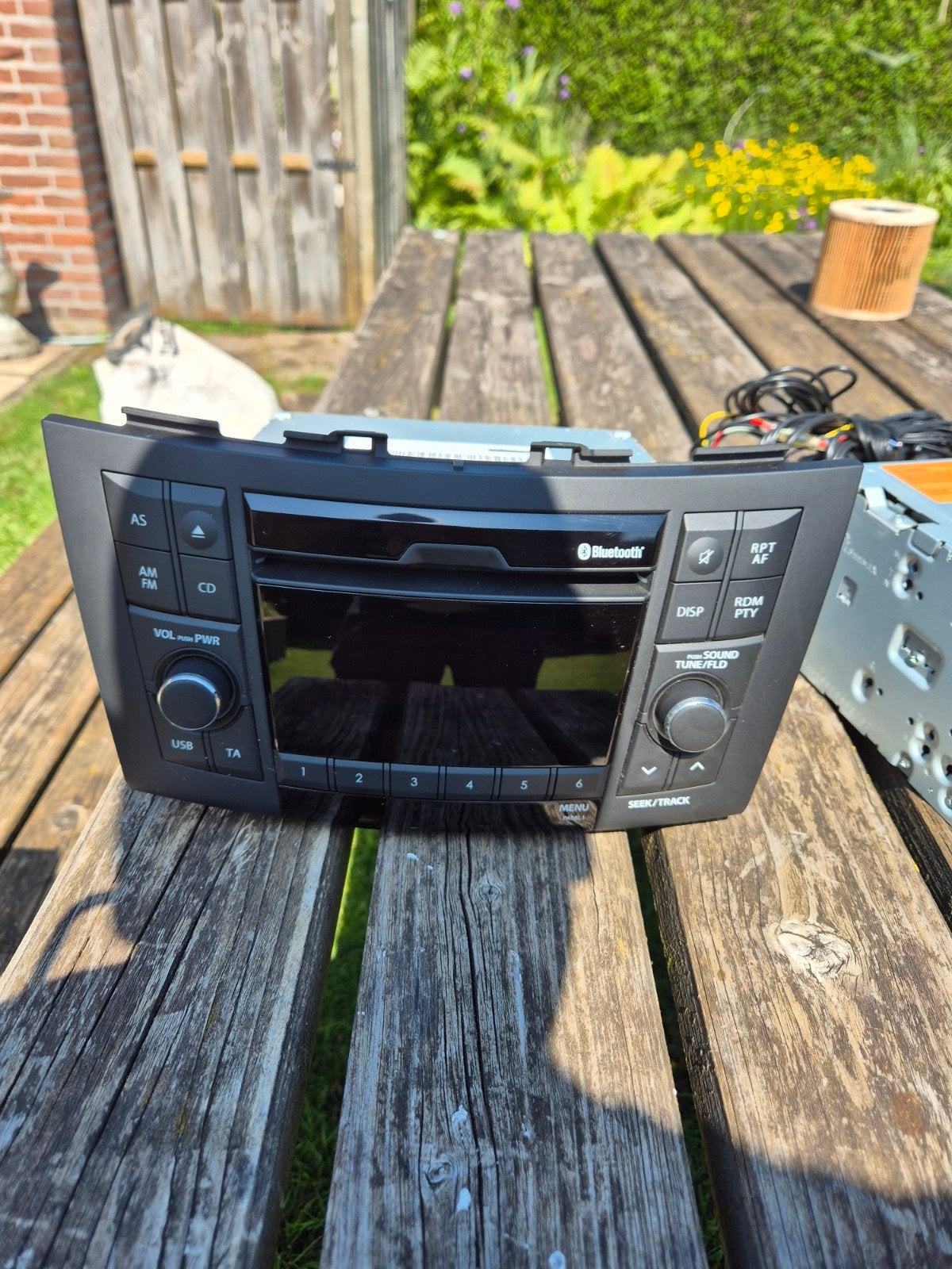 Autoradio Suzuki Swift Radio CD Speler Bluetooth Panasonic, Ophalen of Verzenden, Gebruikt