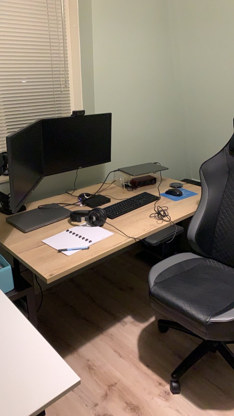 Complete thuiswerk set: Dell docking, monitors & arm, Gebruikt, IPS, In hoogte verstelbaar, Full HD