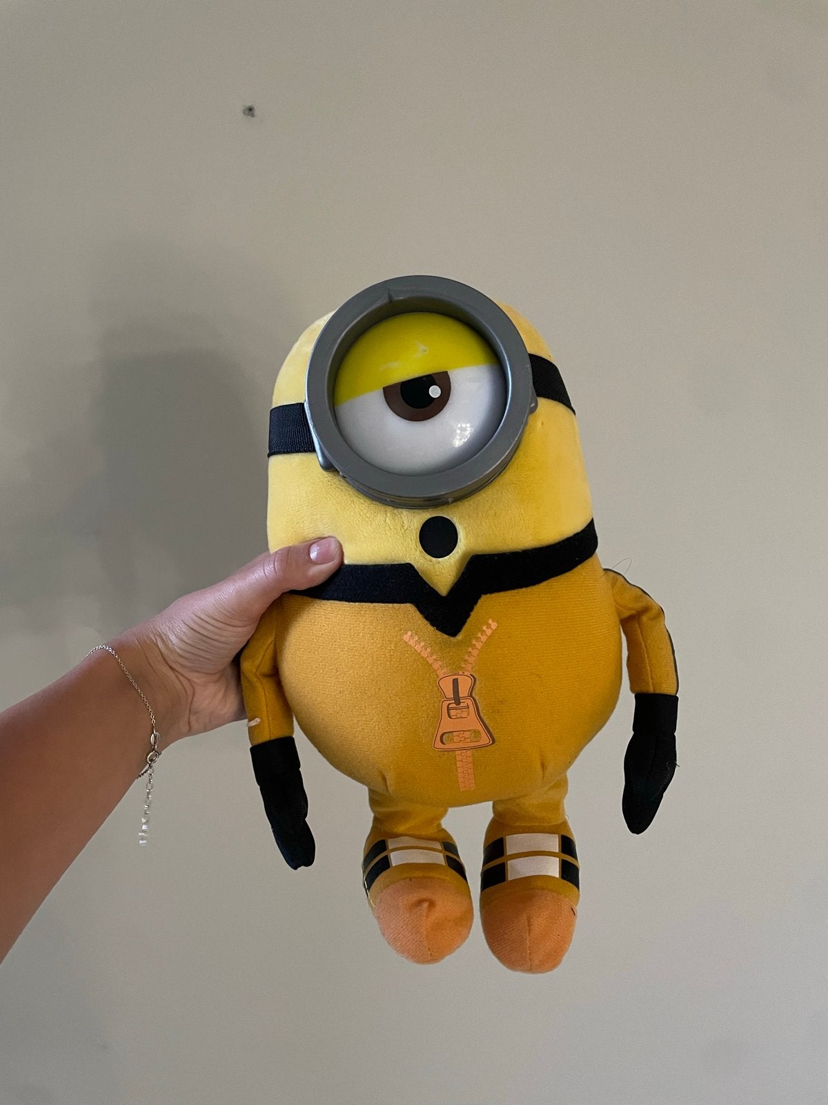 Minion knuffel - Despicable Me - Geel, Gebruikt, Overige merken, Overige typen, Ophalen of Verzenden