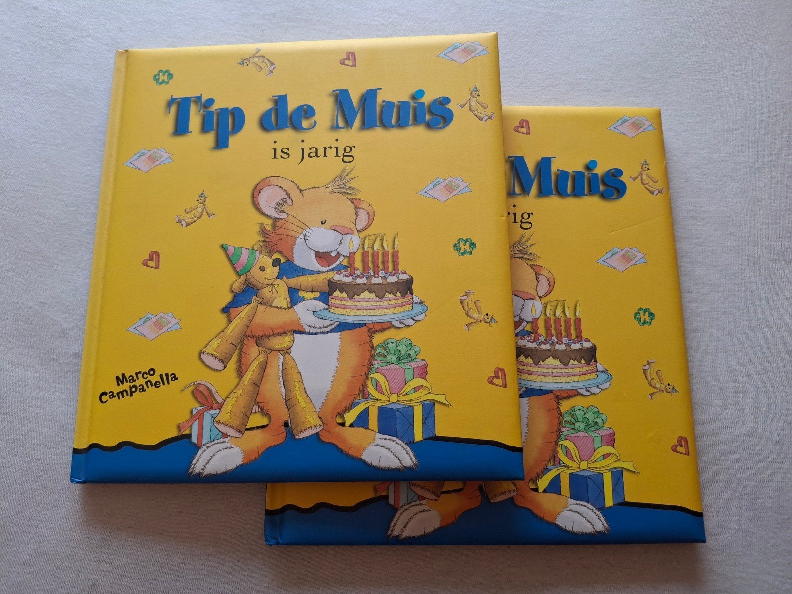 Tip de Muis is jarig - Marco Campanella (2 exemplaren), Ophalen of Verzenden, Zo goed als nieuw, Marco Campanella, Sprookjes