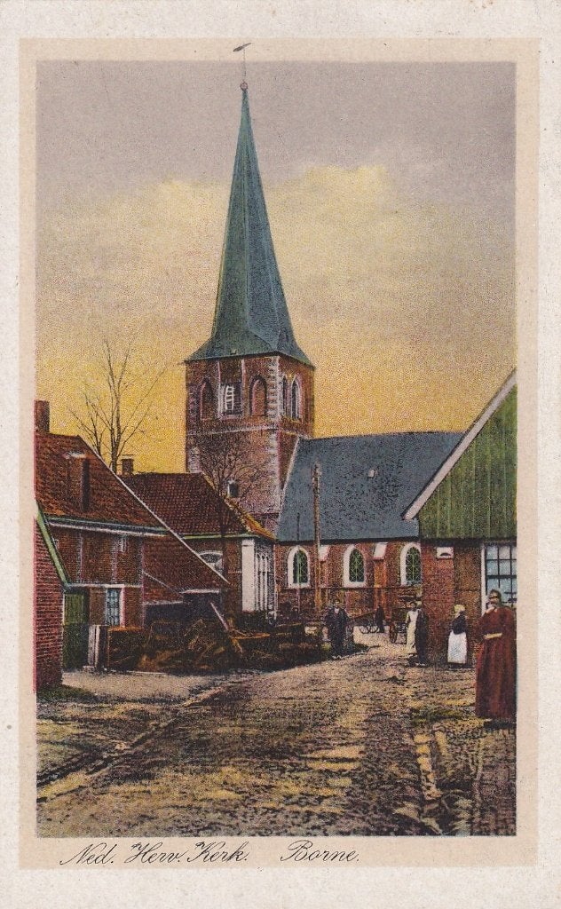 Borne,1925., Verzenden, 1920 tot 1940, Ongelopen, Overijssel