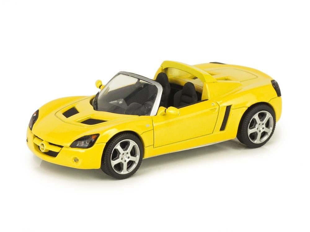 Opel Speedster Turbo Vauxhall VX220 Geel 2005 Schuco 9121874, Hobby en Vrije tijd, Modelauto's | 1:43, Nieuw, Auto, Schuco, Verzenden