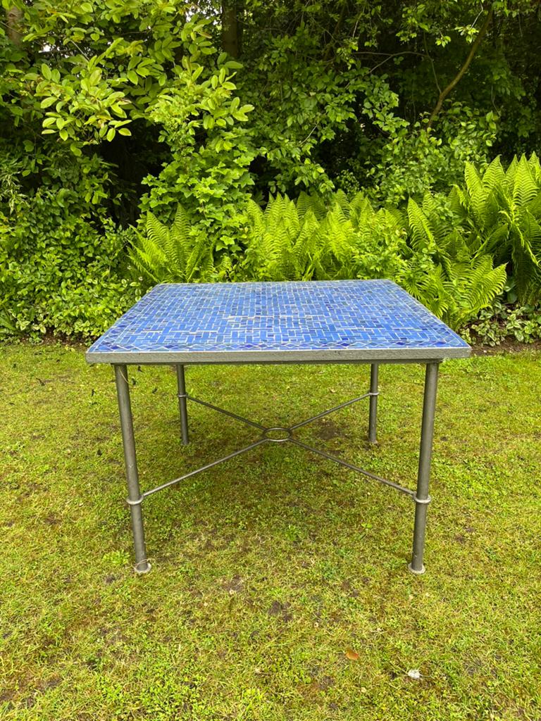 Tuintafel, Tuin en Terras, Ophalen of Verzenden, Gebruikt, Vierkant