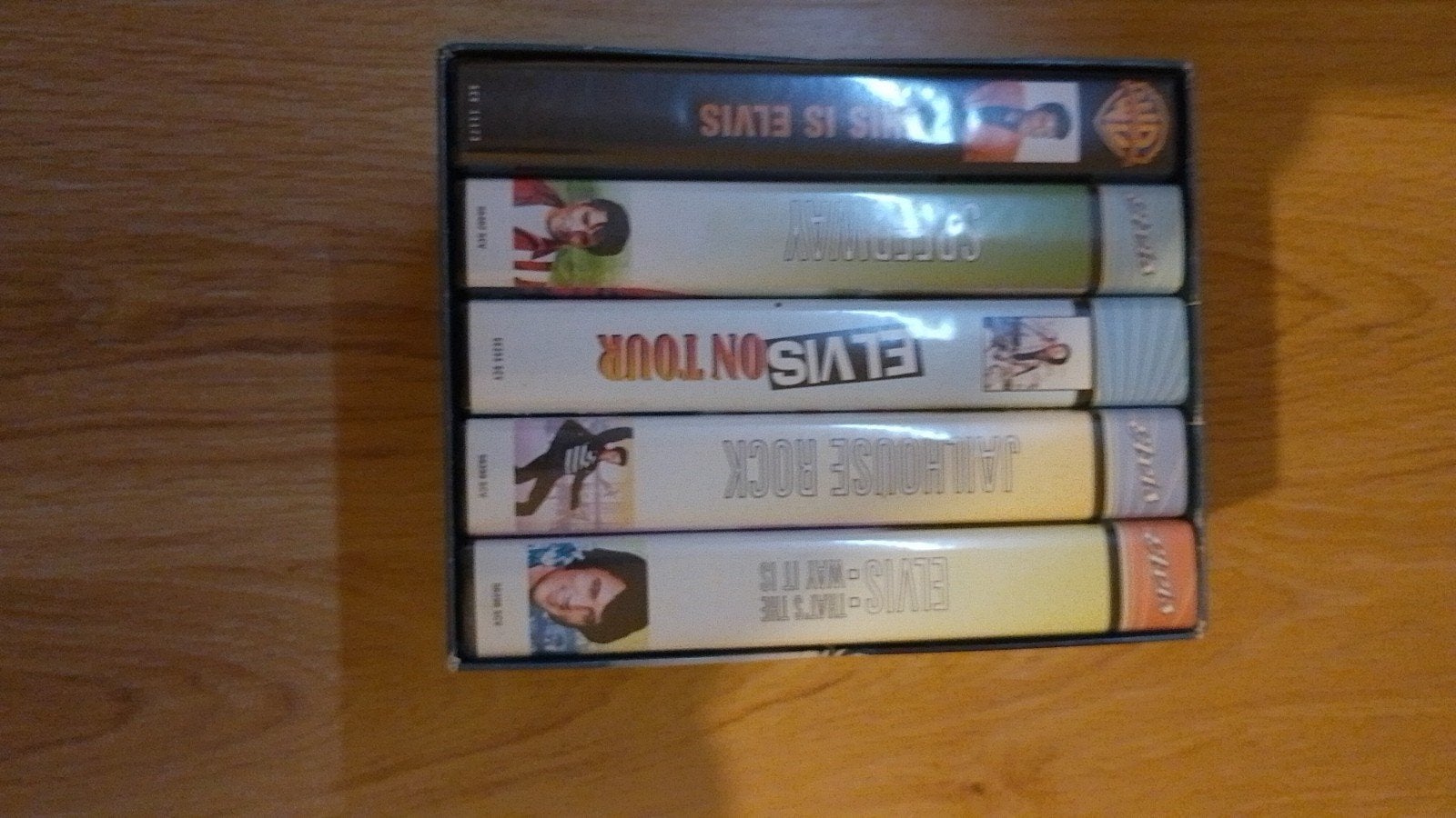 Elvis Presley VHS Collectie - 5 films in boxset, Muziek, Alle leeftijden, VHS, Ophalen