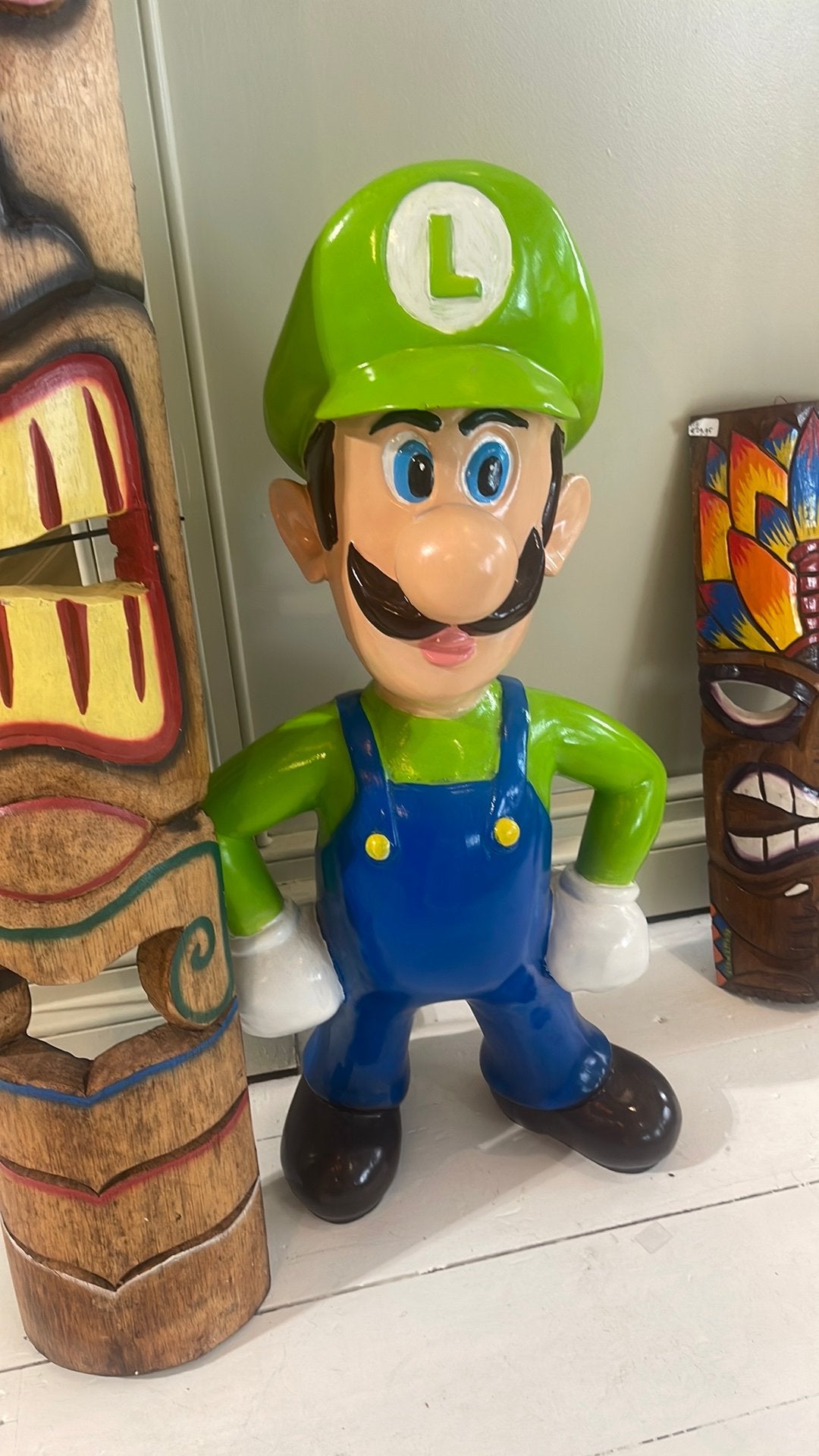 Groot luigi beeld, Ophalen of Verzenden, Zo goed als nieuw
