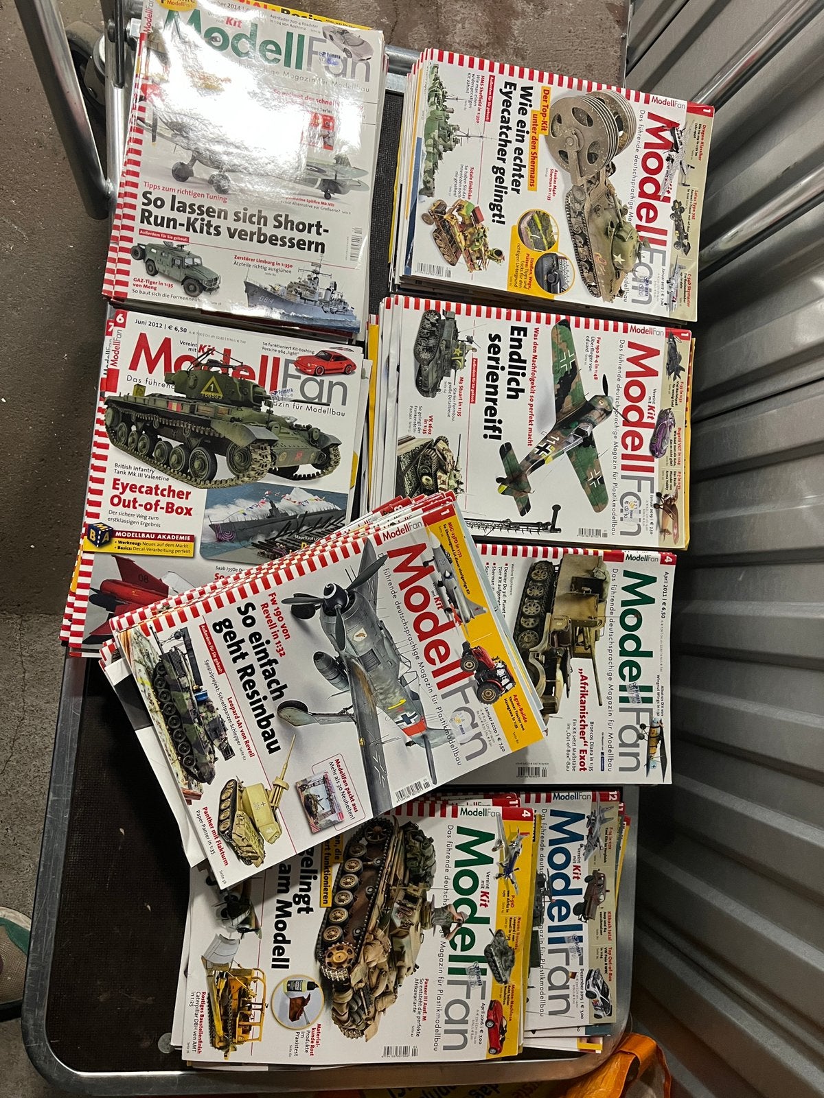 82x ModellFan modelbouw magazines – complete jaargangen, Ophalen, Zo goed als nieuw, Groter dan 1:32