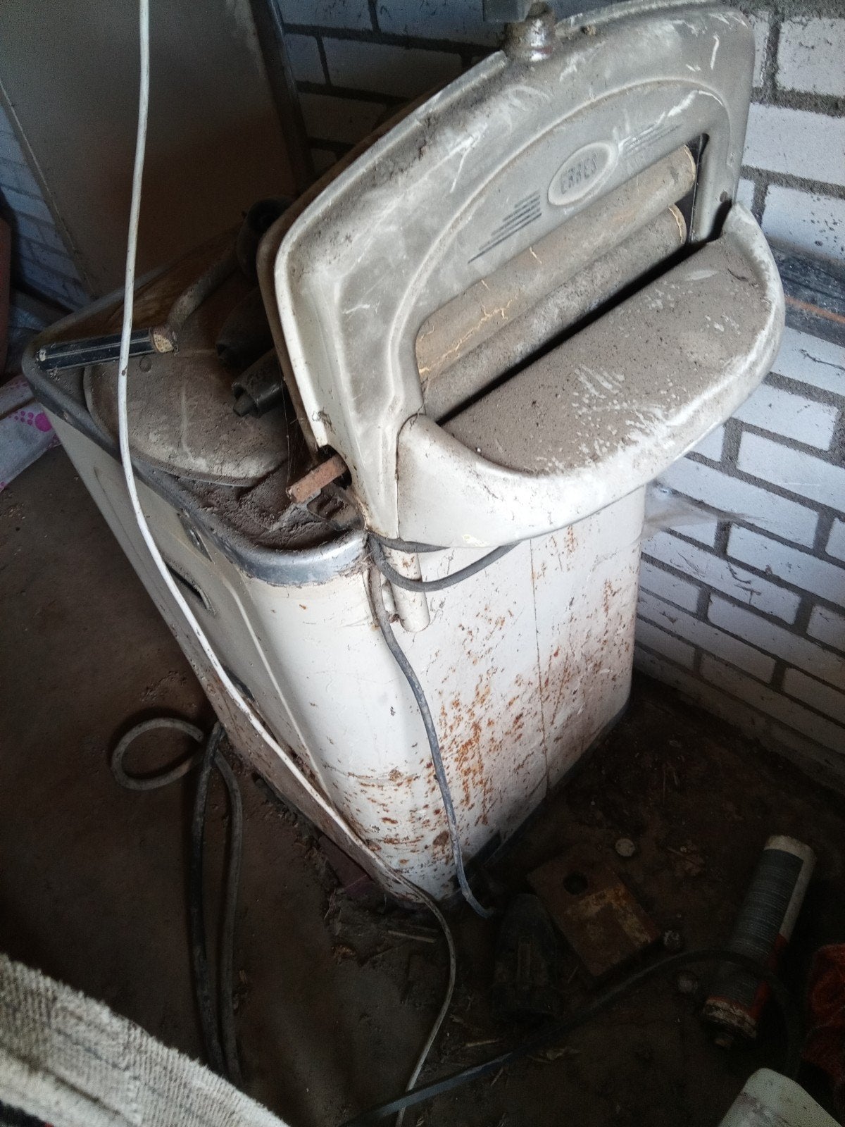 Antieke wasmachine centrifuge droger met wringer, Ophalen of Verzenden