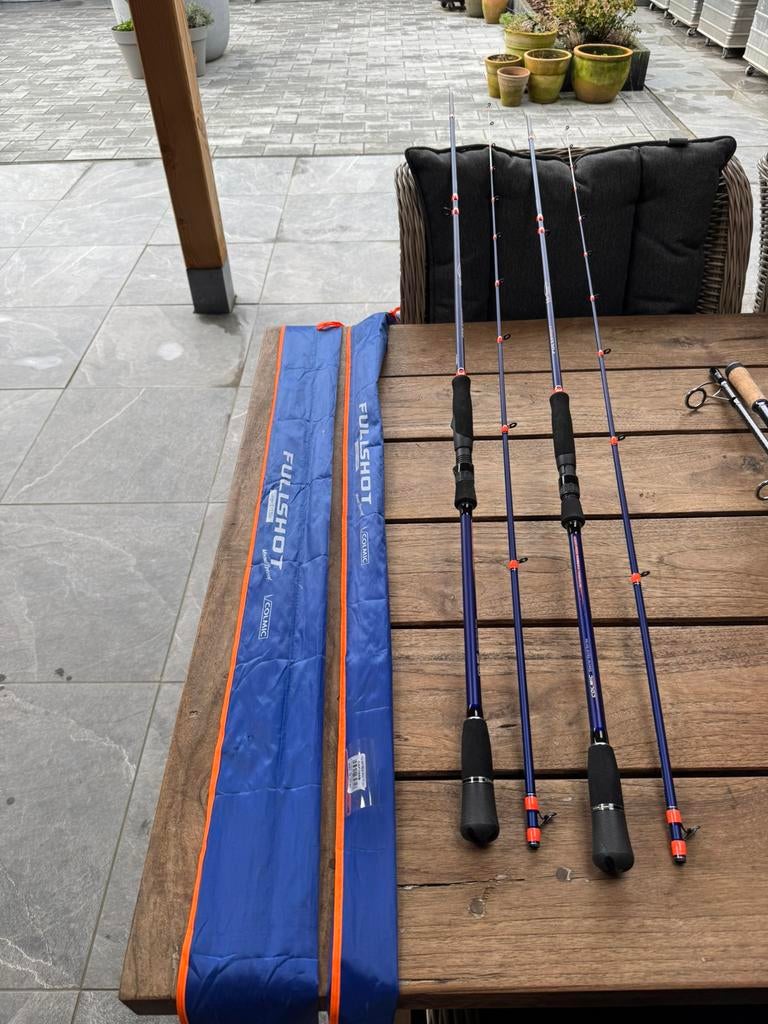 nieuwe colmic fullshot misaki hengel 2,5m en -150gr squid, Watersport en Boten, Hengelsport | Roofvissen, Ophalen of Verzenden
