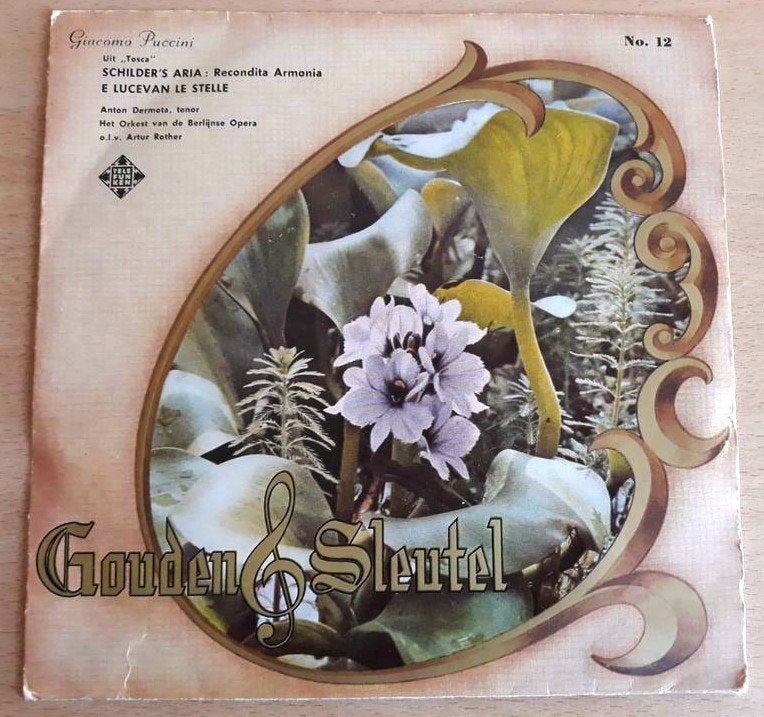 Schilders Aria uit Tosca : Anton Dermota - Gouden & Sleutel, Cd's en Dvd's, Vinyl | Klassiek, Opera of Operette, 7 inch, Ophalen of Verzenden
