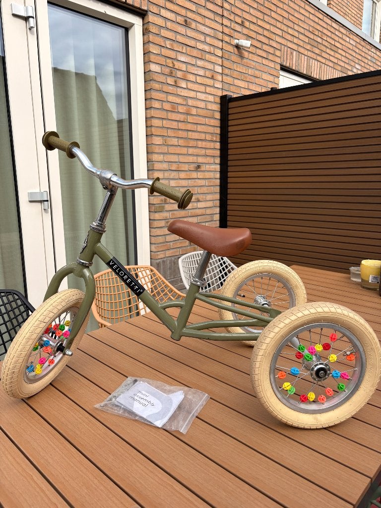 Veloretti Tricycle, Ophalen, Zo goed als nieuw, Veloretti, Verstelbare zitting