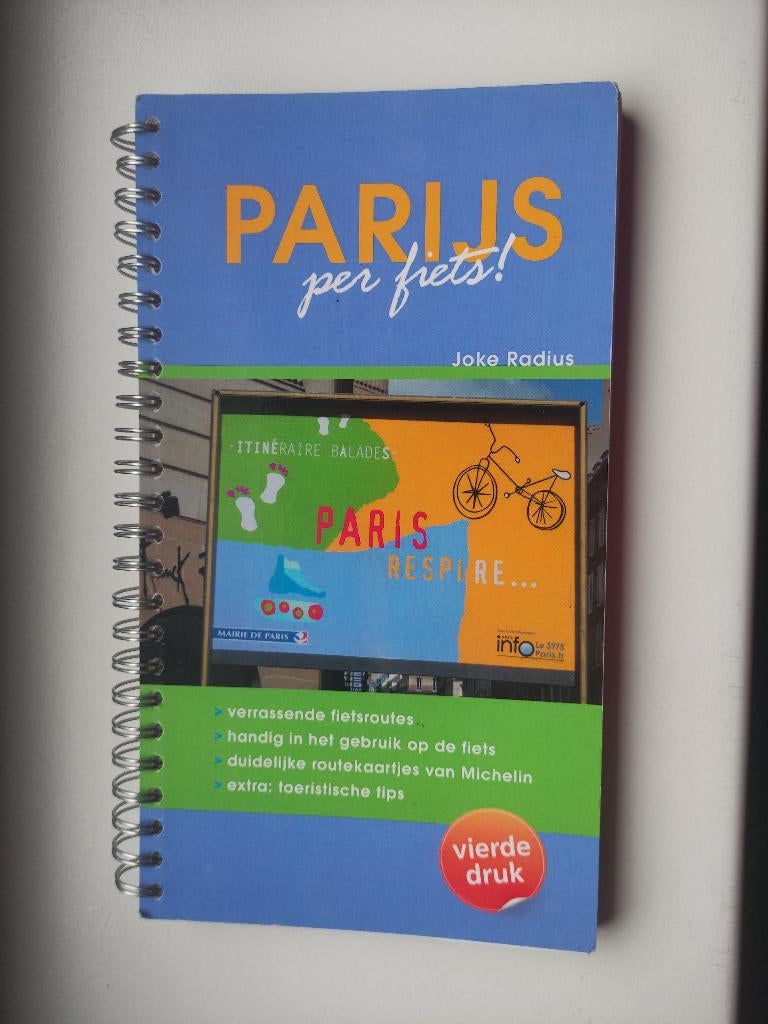 fietsroute boekje Parijs, Boeken, Reisgidsen, Europa, Zo goed als nieuw, Reisgids of -boek, Ophalen