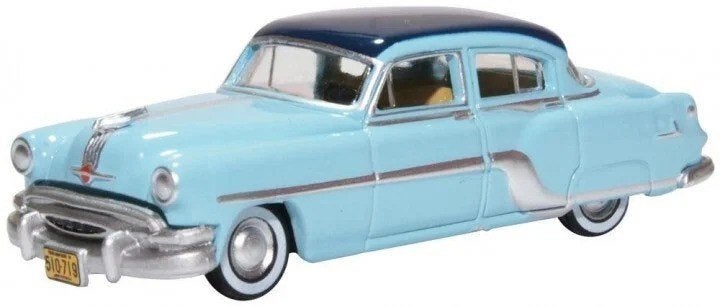 Pontiac CHIEFTAIN 4 DOOR 1954 lichtblauw, Ophalen of Verzenden, Nieuw, Auto, Overige merken