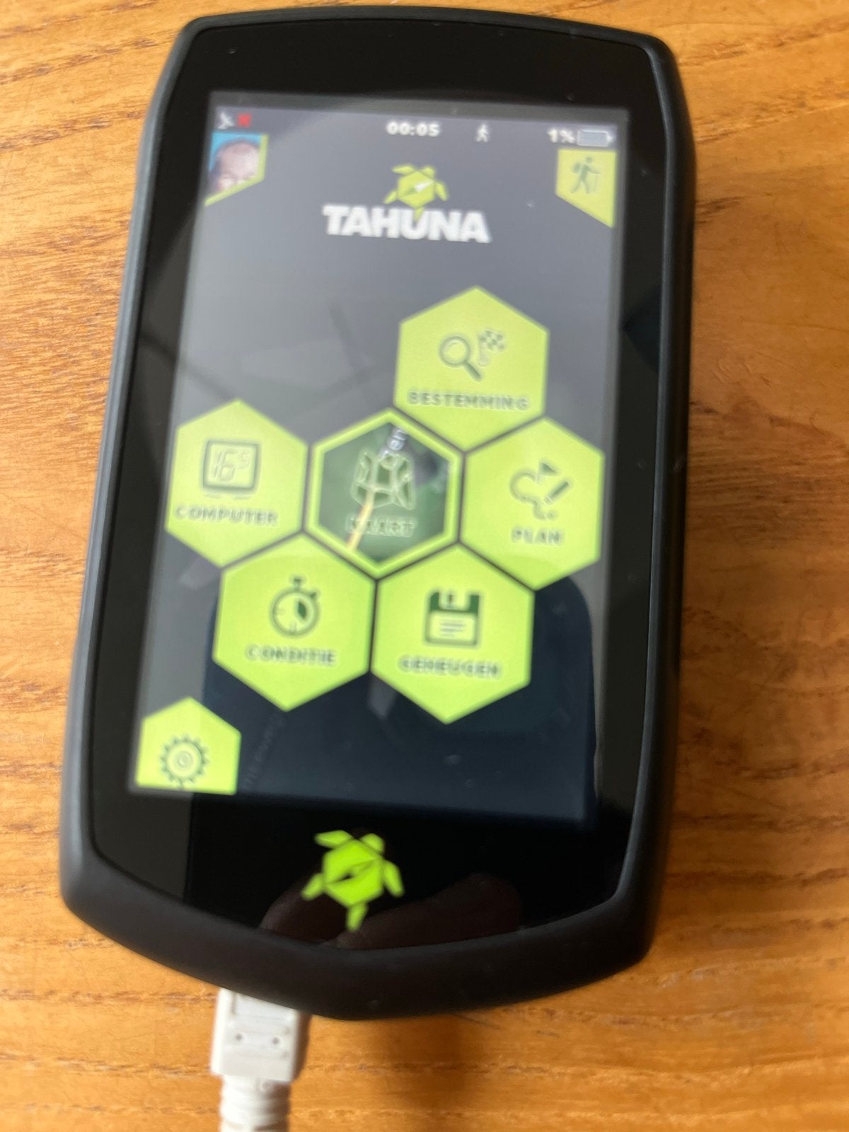 Tahuna fietsnavigatie met GPS en sensoren, Ophalen of Verzenden, Cadanssensor, Zo goed als nieuw