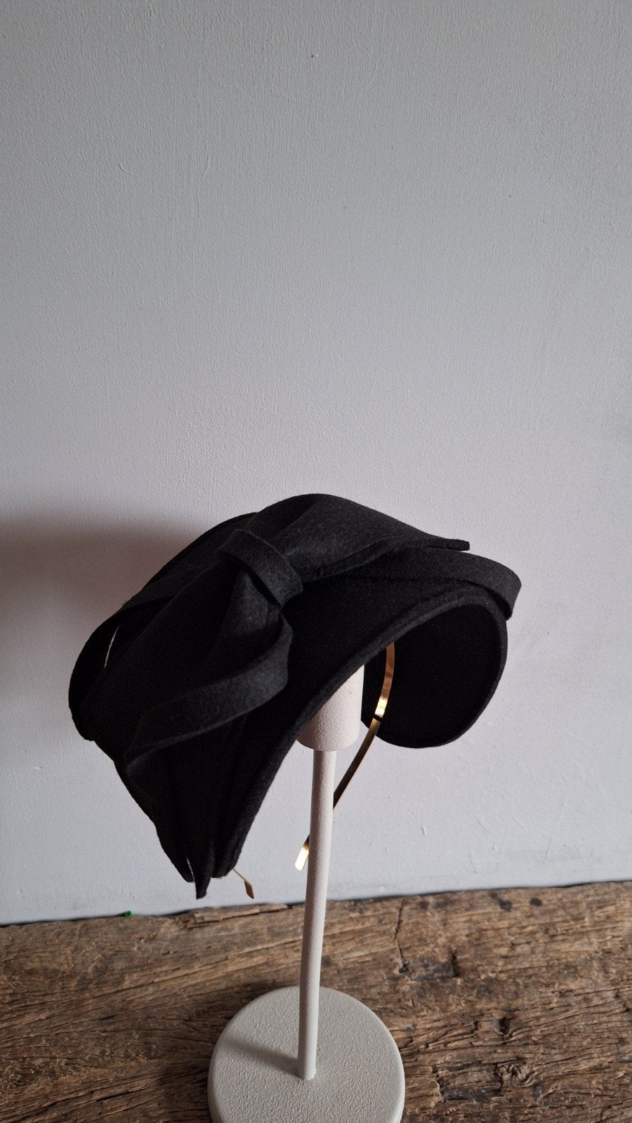 Zwarte fascinator bandeau, Ophalen of Verzenden, Nieuw, One size fits all, Hoed