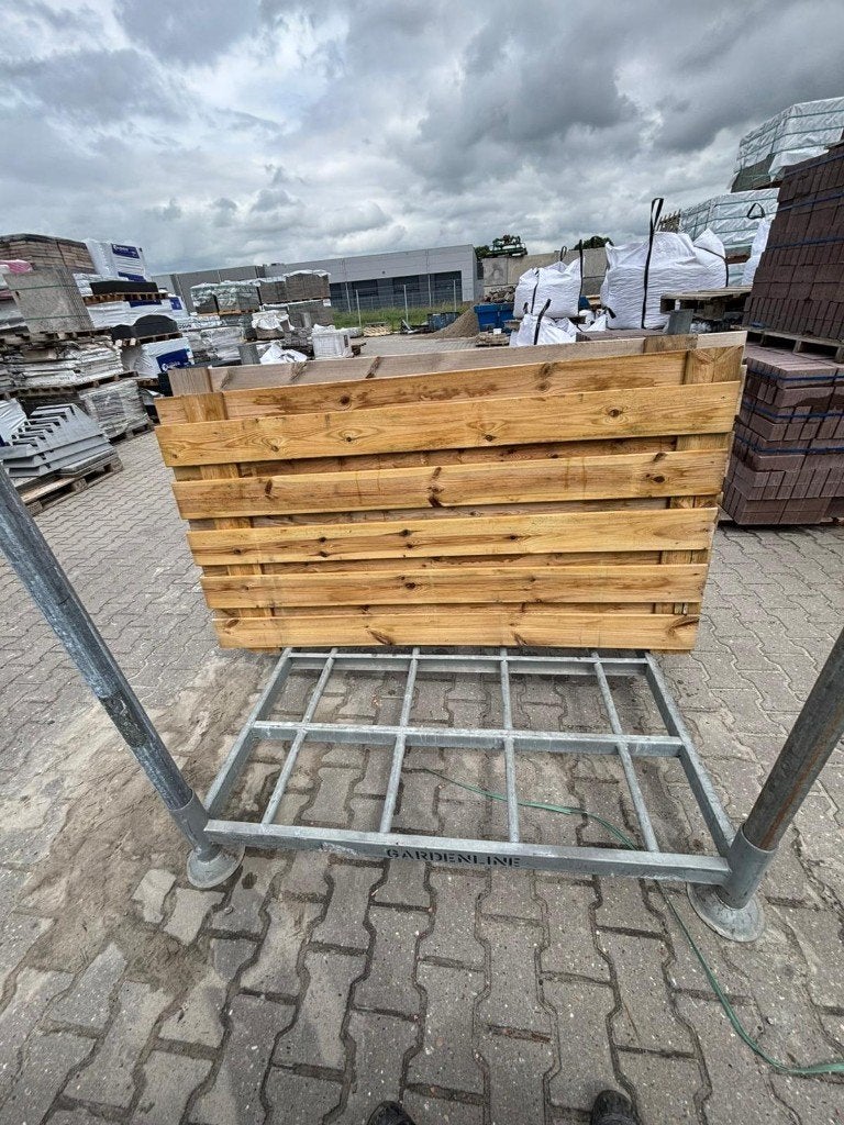 Tuinscherm Grenen groen geïmpr 180x103 cm (B-keus) - J&W 169