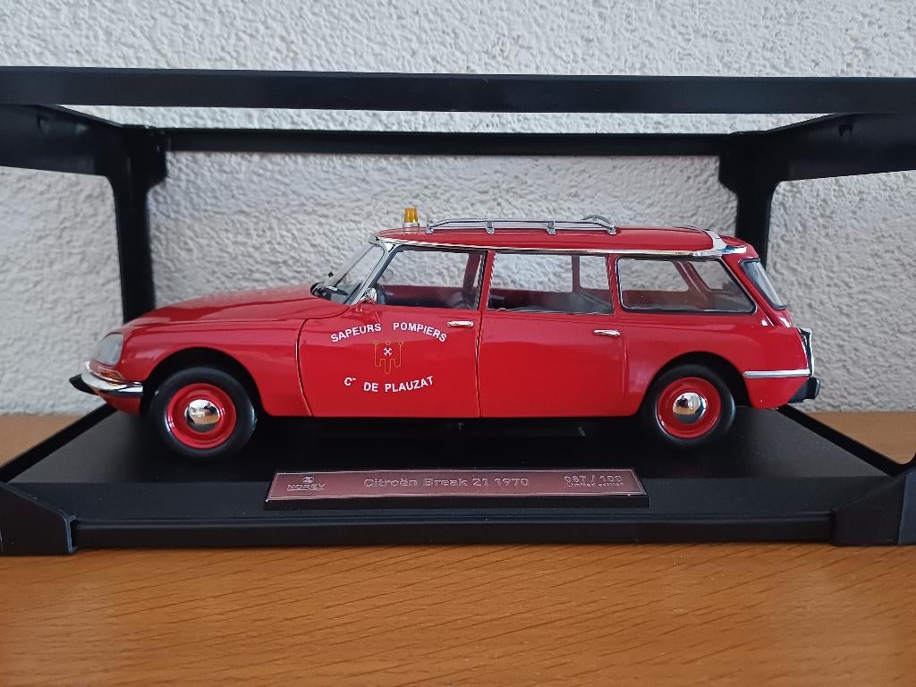 Citroen DS 21 Break Pompiers '70  Norev 181593 Web Exclu 100, Ophalen of Verzenden, Nieuw, Auto, Norev