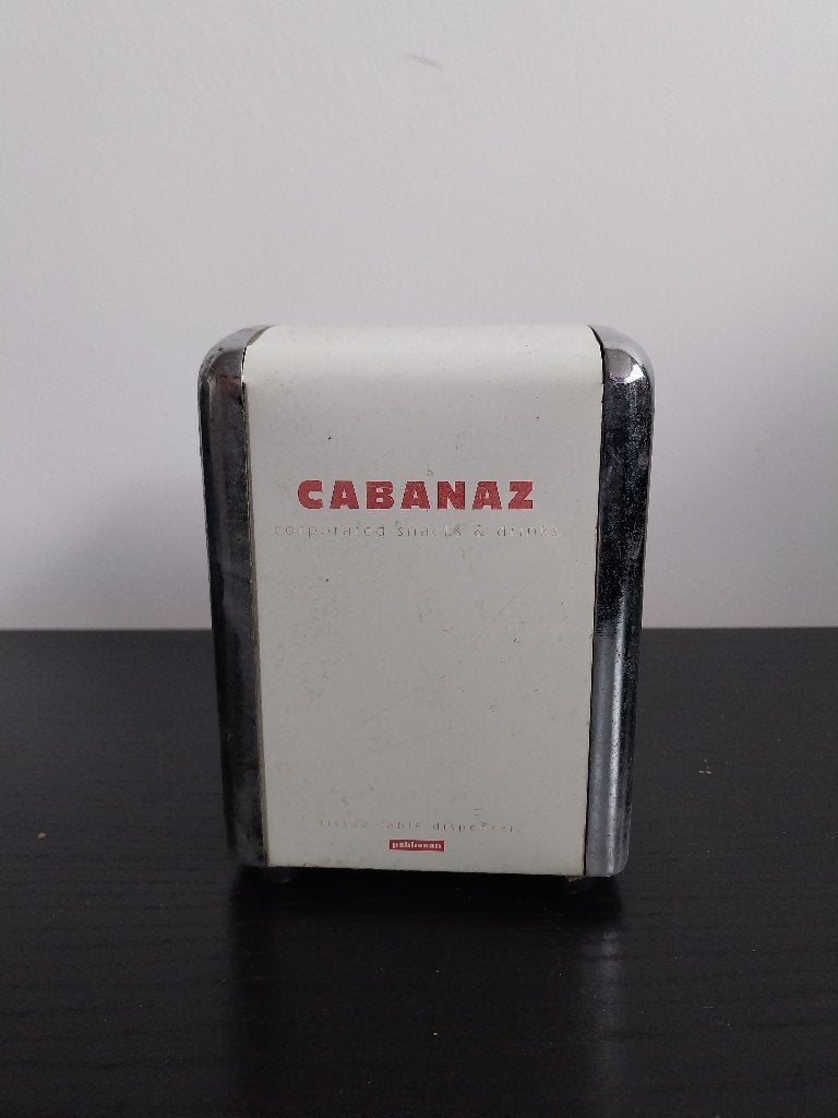 Puhlman Cabanaz servet dispenser, Ophalen of Verzenden, Gebruikt, Metaal