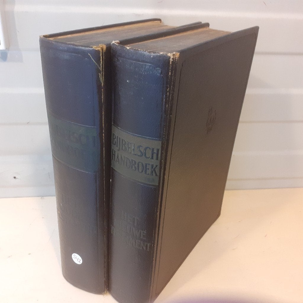 Nr. 542 Bijbelsch handboek 2 delen., Ophalen of Verzenden, Gelezen, Diverse auteurs, Christendom | Protestants