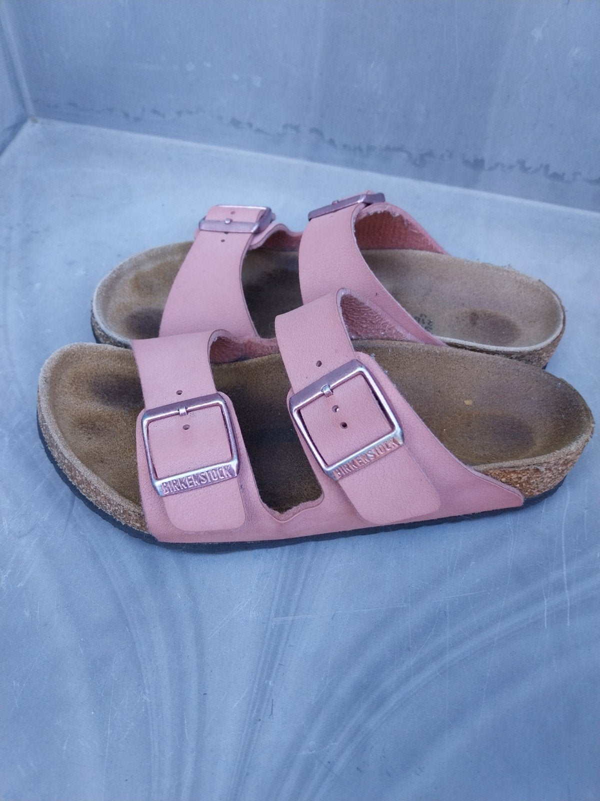 Birkenstock sandalen roze kids maat 33, Ophalen of Verzenden, Gebruikt, Meisje, Overige typen