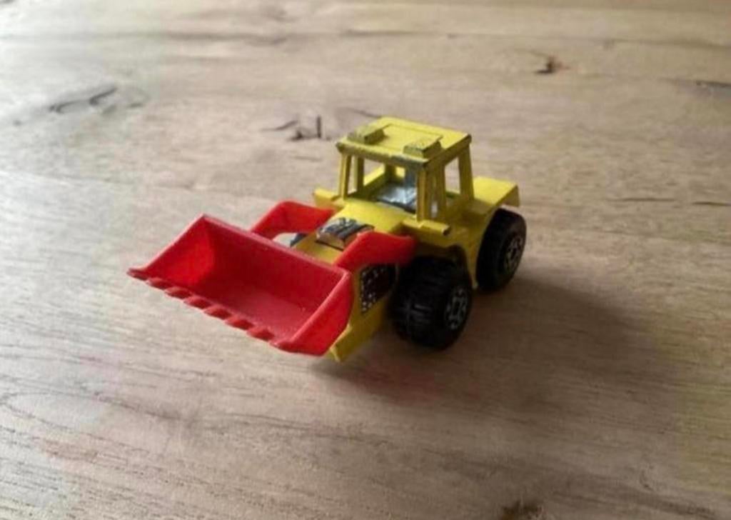 Matchbox Tractor Shovel 1976 – Made in England, Hobby en Vrije tijd, Modelauto's | Overige schalen, Ophalen of Verzenden, Gebruikt