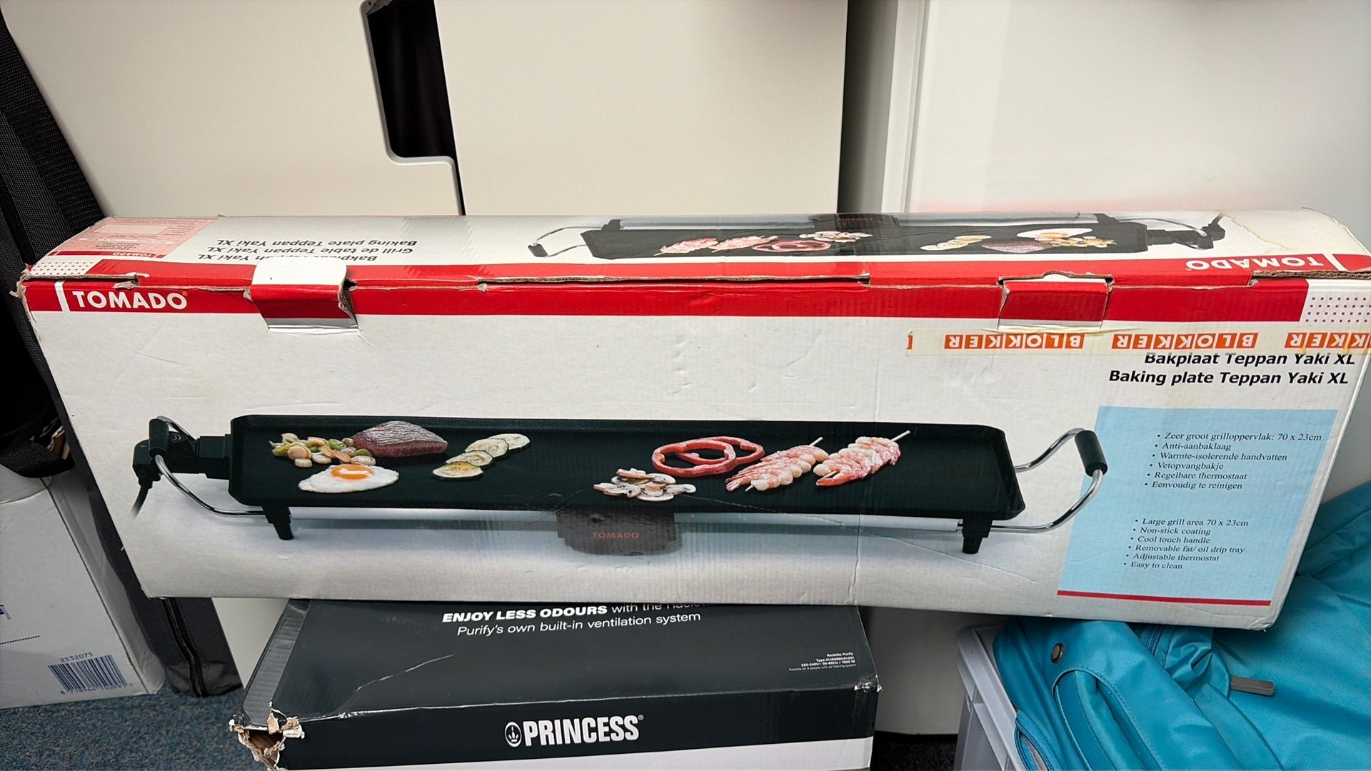 Bakplaat XL 70cm, Ophalen, Zo goed als nieuw, Tafelgrill