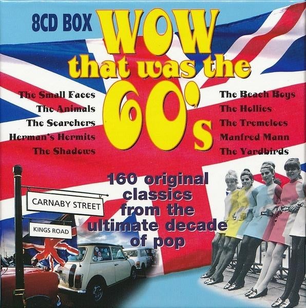 Wow that was the 60's - 8 cd box - 160 hits, Ophalen of Verzenden, Zo goed als nieuw, Pop, Boxset