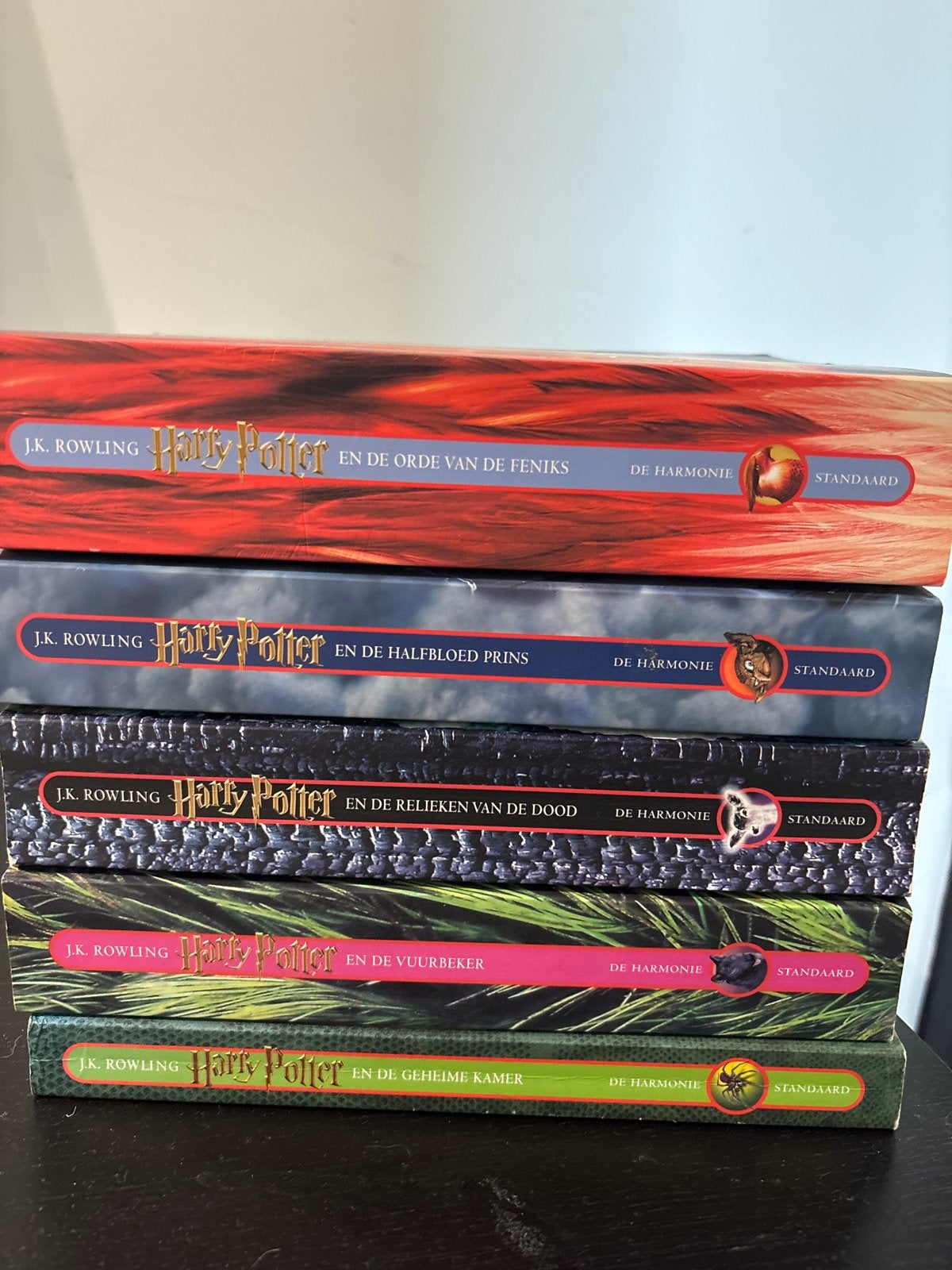 Harry Potter boekenreeks - 5 delen, Ophalen of Verzenden, Gelezen