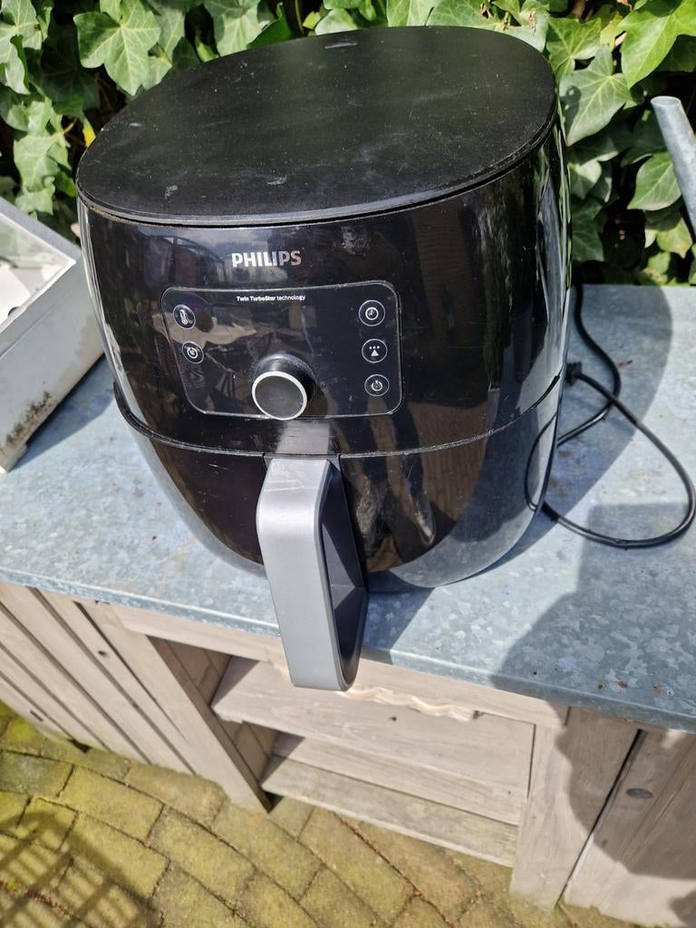 Philips Airfryer XXL HD9650 met spatscherm, Ophalen of Verzenden, Gebruikt, Airfryer XXL, 1500 gram of meer