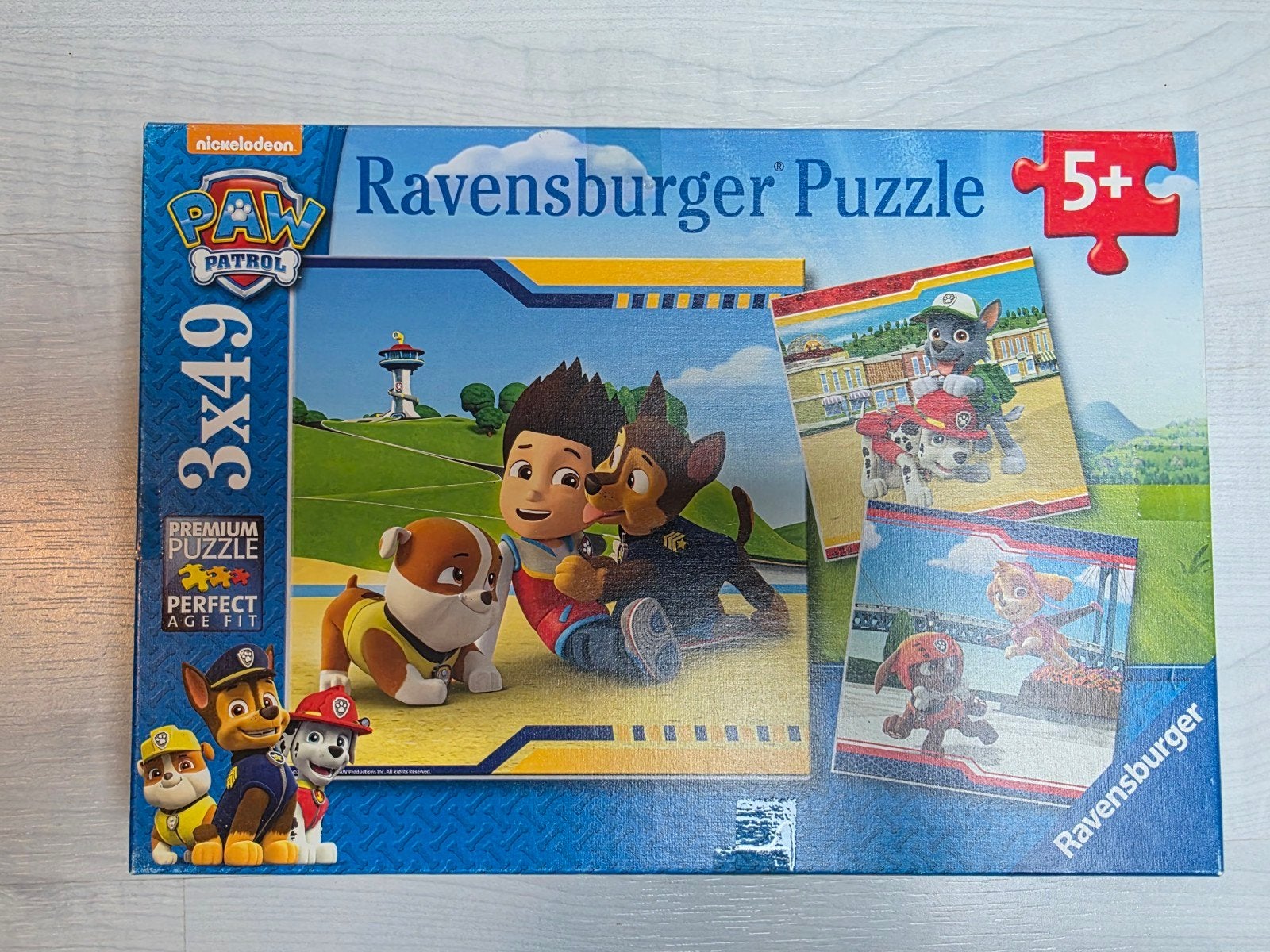 Ravensburger Paw Patrol Puzzel 3x49 stukjes, Ophalen of Verzenden, Meer dan 50 stukjes, Zo goed als nieuw, 6 jaar of ouder