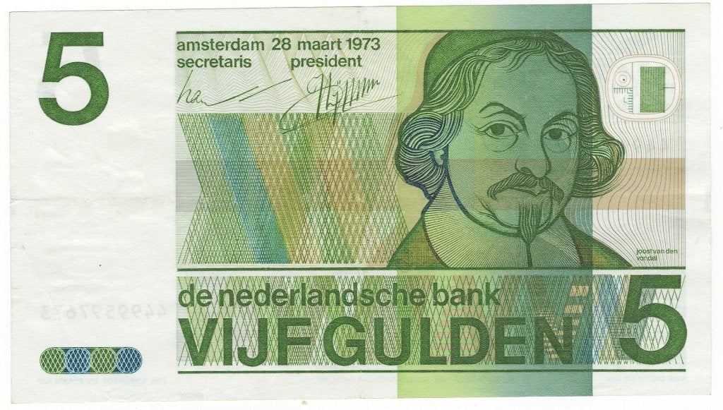 24-2353 Nederland 5 gulden 1973, Postzegels en Munten, Bankbiljetten | Nederland, Ophalen of Verzenden, 5 gulden, Los biljet