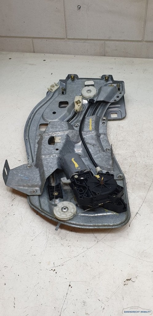 Raammechanisme Megane I Renault links achter 7700848450 cabr