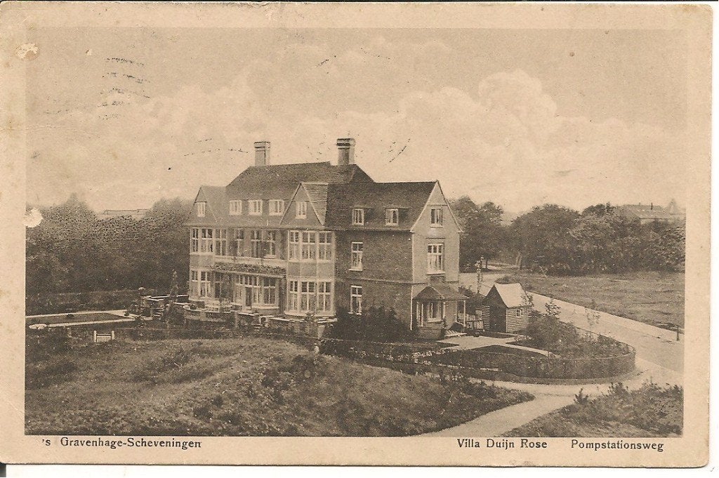 Ansichtkaart 's Gravenhage-Scheveningen Villa Duijn Rose, Ophalen of Verzenden, Voor 1920, Gelopen, Zuid-Holland