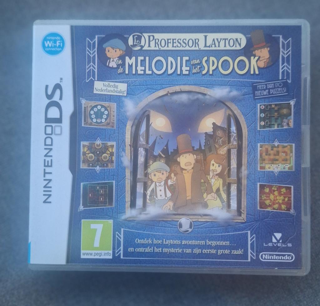 Professor Layton Melodie van het Spook DS [ZGAN], Puzzel en Educatief, 1 speler, Ophalen of Verzenden, Zo goed als nieuw