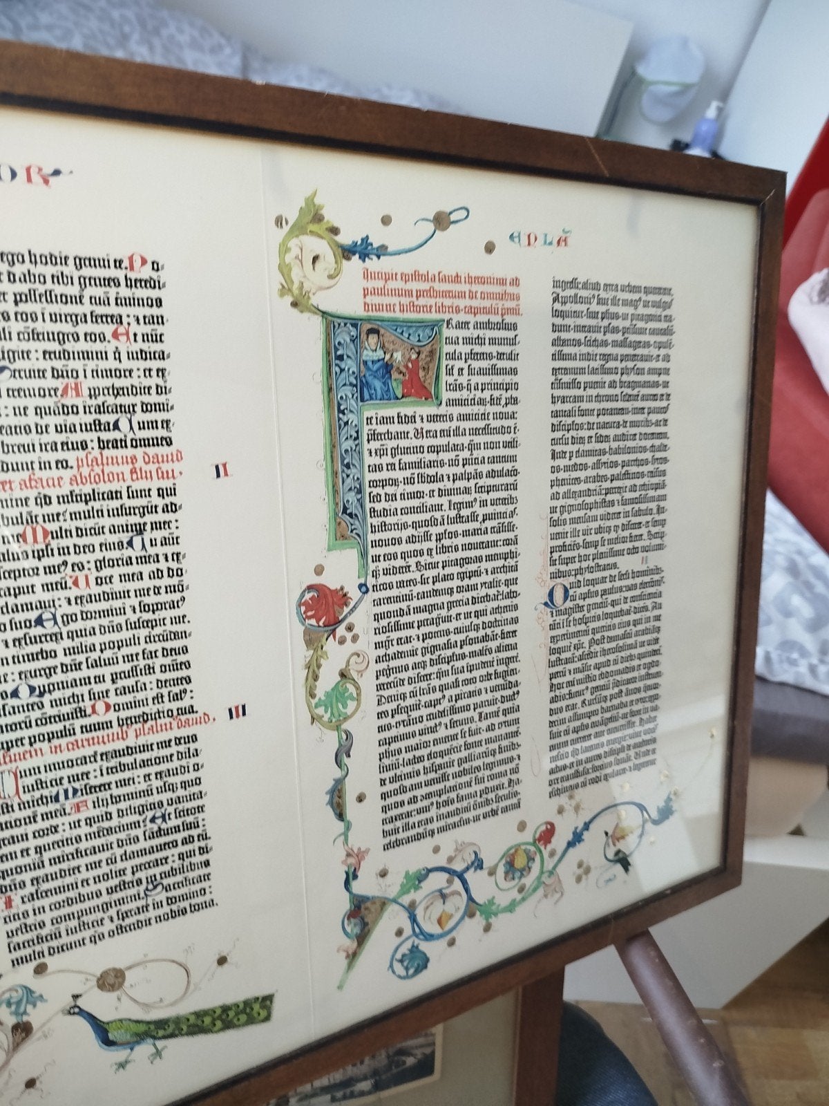 Liber psalmorum met goudopdruk, Ophalen