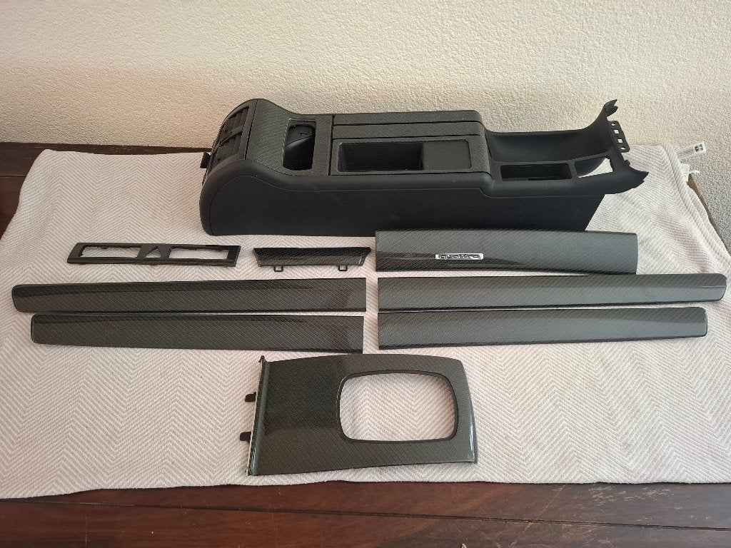 Audi A6 S6 RS6 C5 carbon interieur lijsten strippen, Ophalen of Verzenden, Gebruikt, Audi