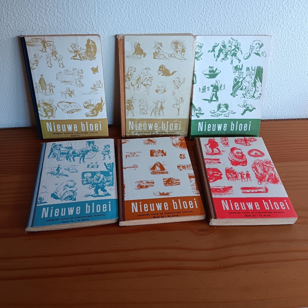 Nieuwe Bloei Leesboeken - uit de oude doos- jaren 50 -60, Antiek en Kunst, Ophalen of Verzenden, Diverse auteurs
