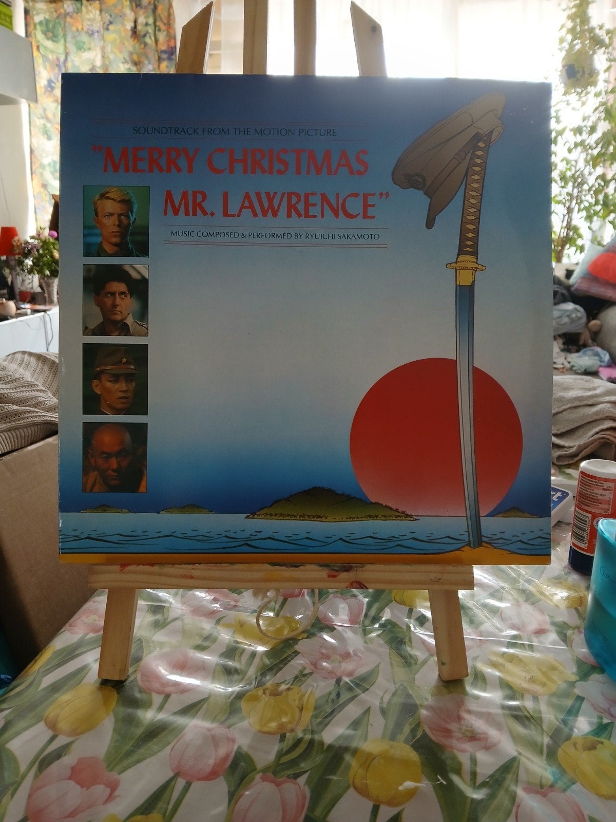 Merry Christmas Mr. Lawrence Soundtrack LP Ryuichi Sakamoto, Film en Theater, Ophalen of Verzenden, Gebruikt