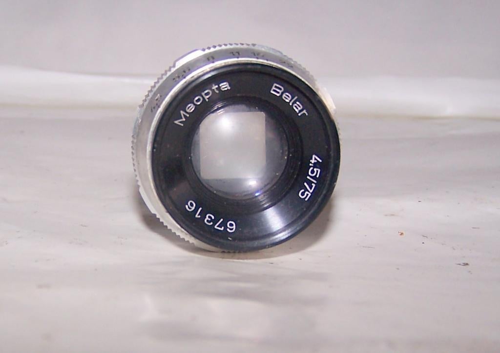 Vergrotingslens Meopta Belar 75 mm 4.5. Izgs., Ophalen of Verzenden, Zo goed als nieuw, Doka-onderdelen