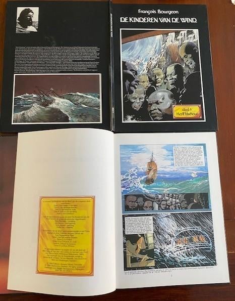 de Cyclus van Cyann/de Kinderen van de wind	5/Bourgeon/Felix, Boeken, Meerdere stripboeken, Ophalen of Verzenden, Zo goed als nieuw