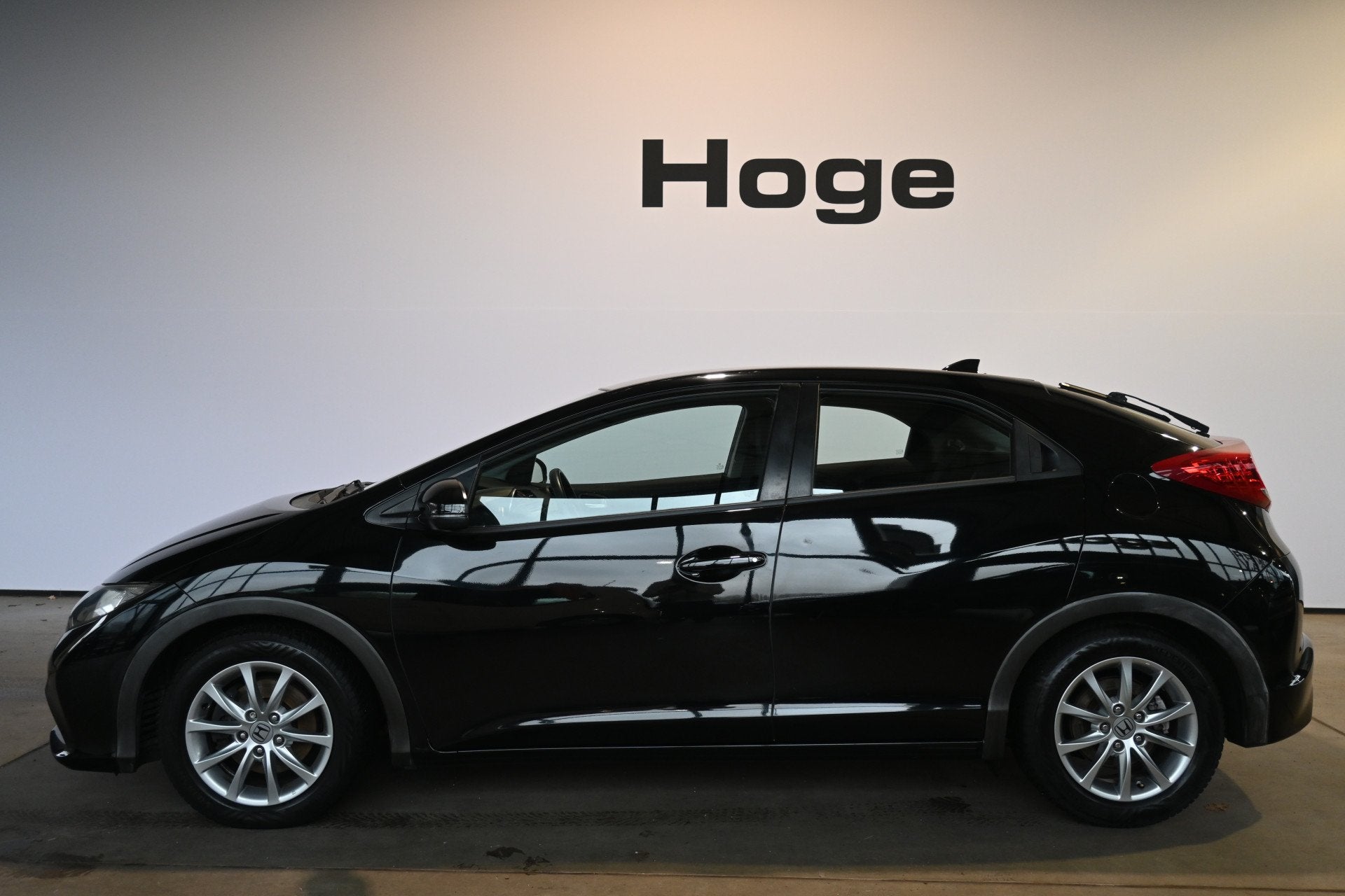 Honda Civic 2.2D Comfort Clima Navigatie Lichtmetaal Goed On, Auto's, Euro 5, Stof, Gebruikt, Zwart