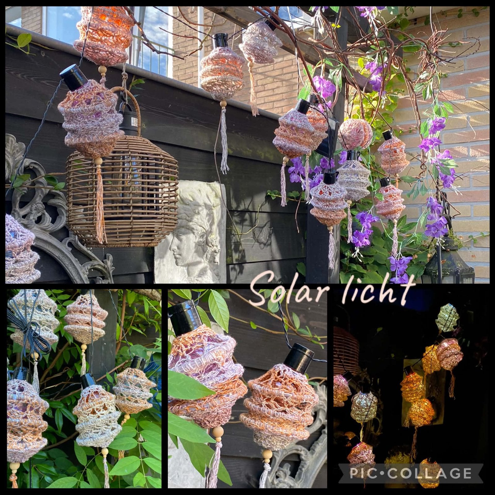 Sfeervolle Solar Lampionnetjes buitenverlichting tuin deco, Caravans en Kamperen, Ophalen of Verzenden, Nieuw