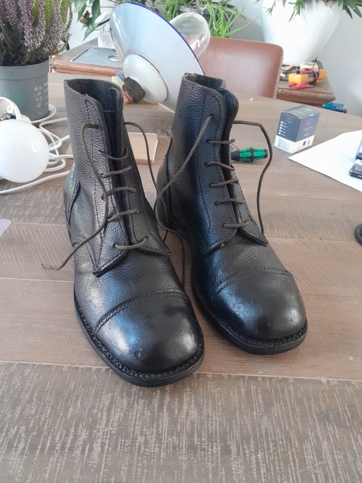 Britse ammo boots 1944, Ophalen of Verzenden, Landmacht, Engeland, Kleding of Schoenen