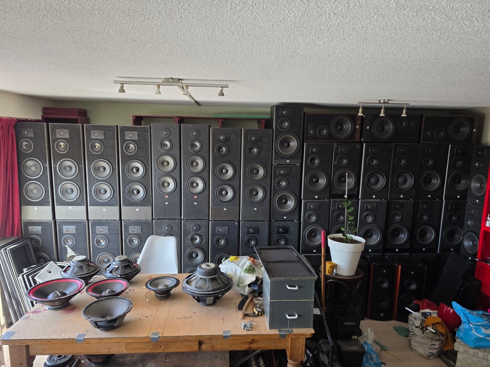 73 paar JBL en meer +gratis spullen voor hobbyisten (1koop), Audio, Tv en Foto, Luidsprekers, Ophalen, Gebruikt, JBL